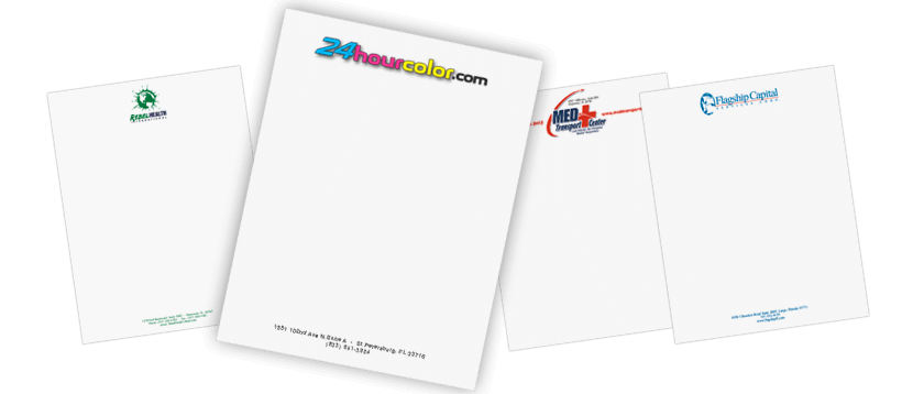 Full Color Letterhead sample